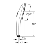 134883AL00 *Ручной душ GROHE Euphoria 120, 3 режима струи, темный графит матовый