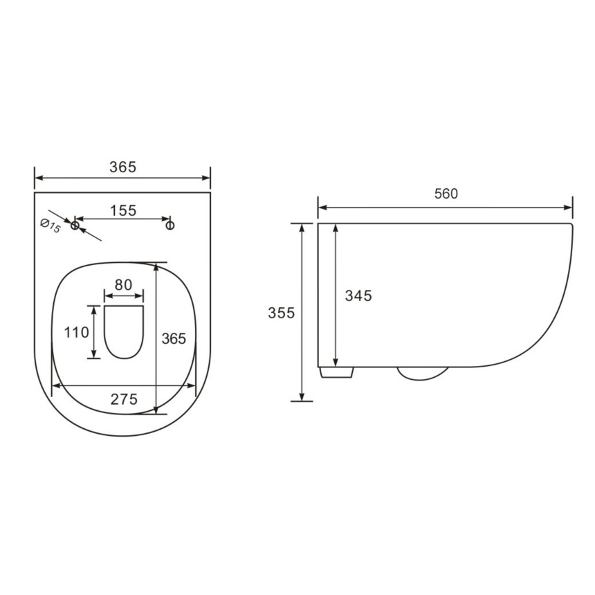 Унитаз подвесной Minotti Dante