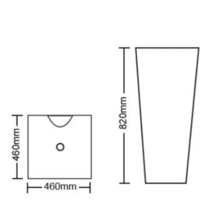 Раковина отдельностоящая Minotti Style Cube арт.006