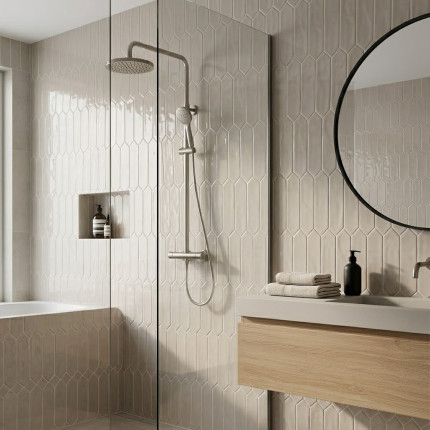 Керамическая плитка M75301J light grey glossy