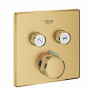29124GN0 *Внешняя часть смесителя GROHE Grohtherm SmartControl на 2 выхода, холодный рассвет матовый