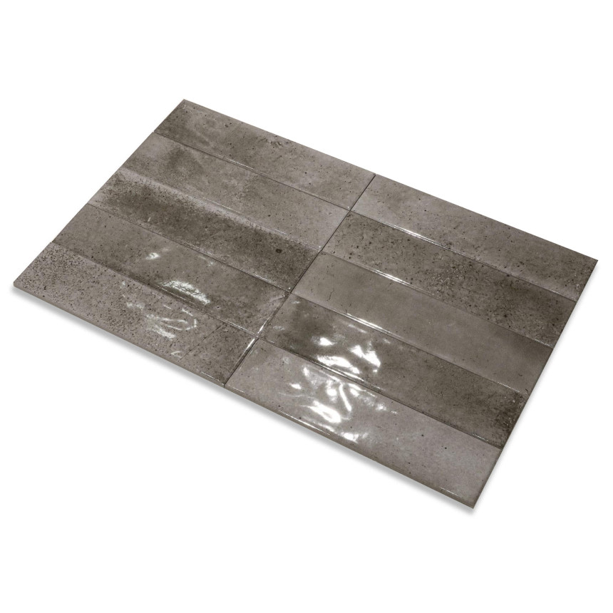 Керамическая плитка M7532P1 light grey glossy