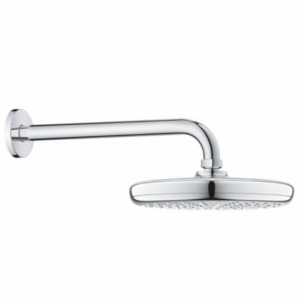 26411000 Верхний душ GROHE Tempesta 210 с душевым кронштейном 286 мм, хром