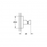 1024602430 Крючок для банного халата GROHE Essentials, черный матовый