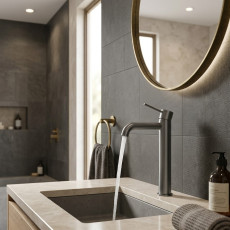 Смеситель для раковины Minotti L-size Style Pro gun metal