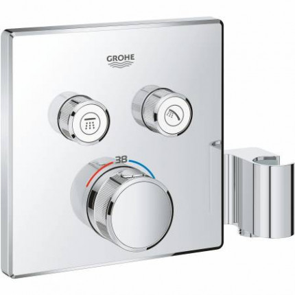29125000 *Внешняя часть смесителя GROHE Grohtherm SmartControl на 2 выхода, хром