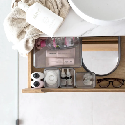 Тумба для ванной комнаты в комплекте со столешницей и раковиной Minotti Nature 75см