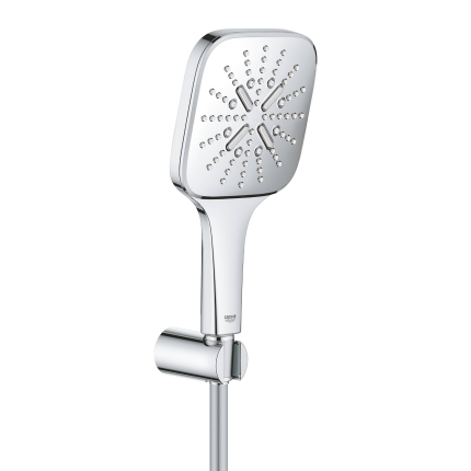 26589000 Набор для душа GROHE Rainshower SmartActive 130 Cube, 3 вида струи, хром