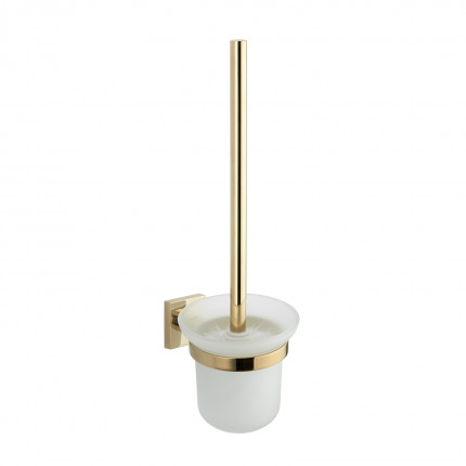 Туалетный ершик в комплекте Minotti MattGold Cube