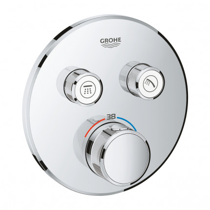 29119000 *Внешняя часть смесителя GROHE Grohtherm SmartControl на 2 выхода,хром