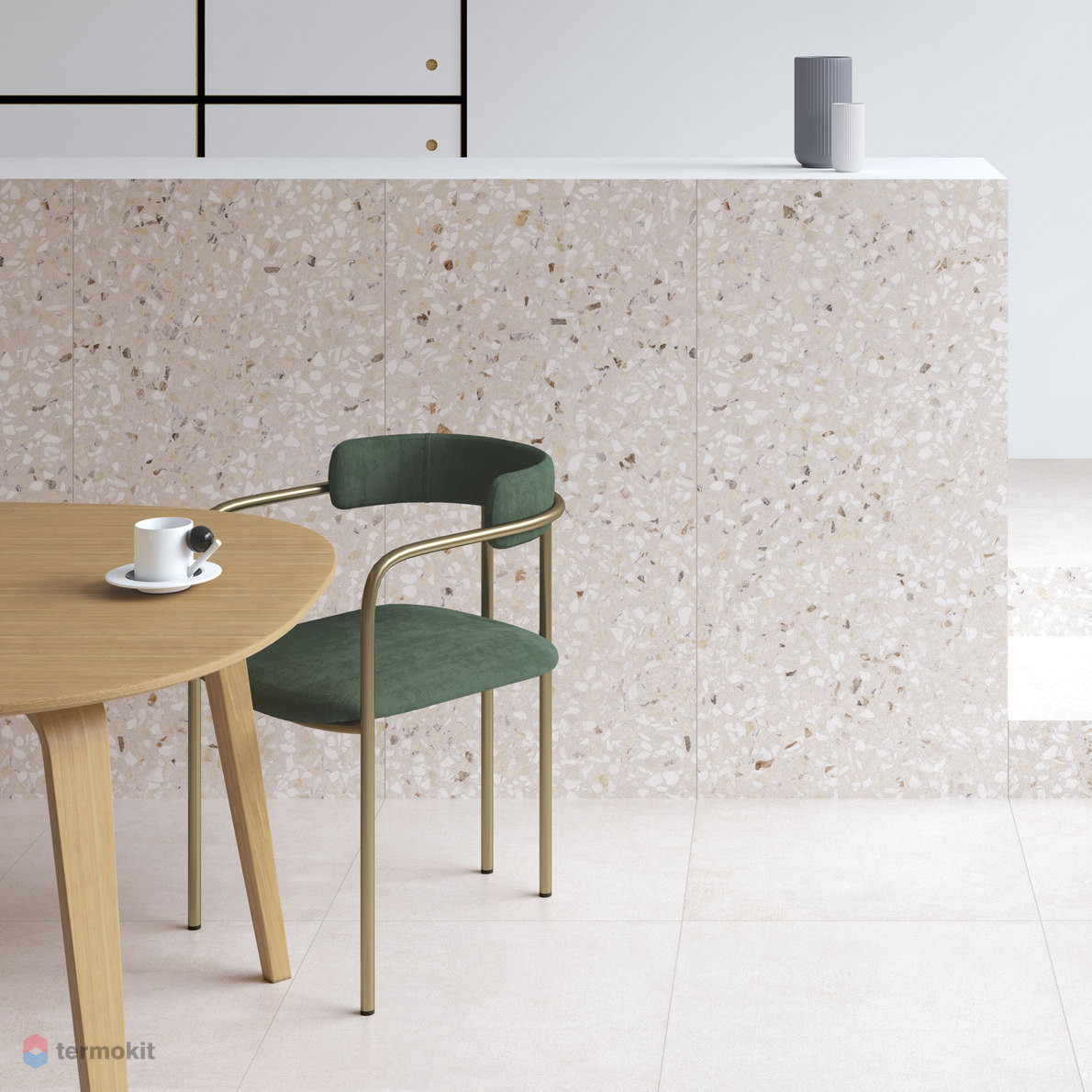Terrazzo-X светлый 600*1200 керамогранит лаппатированный купить в ...