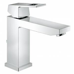 23445000 *Смеситель для раковины GROHE Eurocube с донным клапаном, M-size, хром