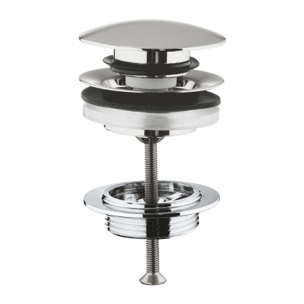 65807DC0 *Донный клапан для раковины GROHE суперсталь