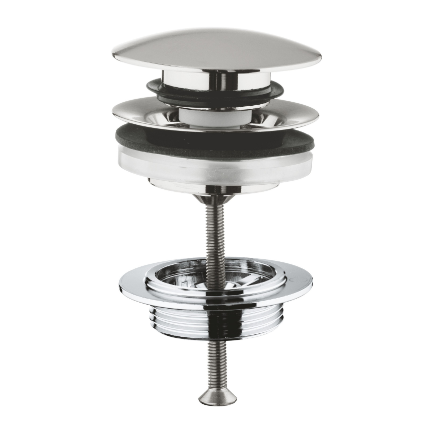 65807DC0 *Донный клапан для раковины GROHE суперсталь