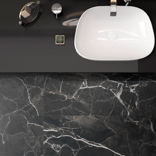 SilkMarble порто неро 600*1200 R9P керамогранит матовый