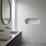 Плитка OVAL WHITE 75*300
