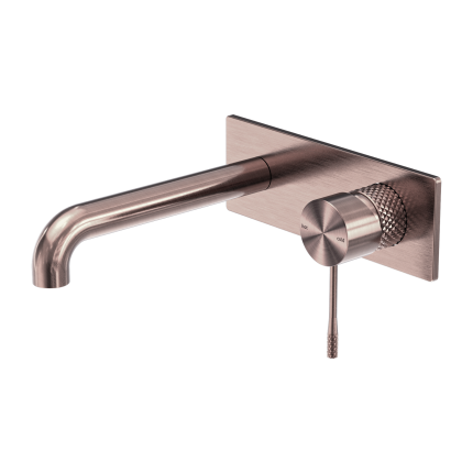 Смеситель скрытого монтажа для раковины на два отверстия Minotti Style brushed bronze