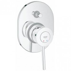 29047000 *Смеситель для ванны скрытого монтажа GROHE BauClassic, готовый комплект, хром