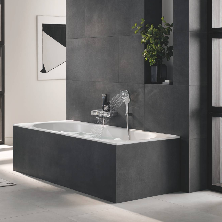 26589000 Набор для душа GROHE Rainshower SmartActive 130 Cube, 3 вида струи, хром