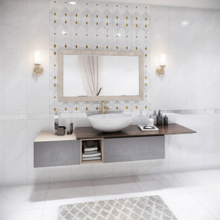 Constance grey light decor 01 Декор  300*900 РАСПРОДАЖА