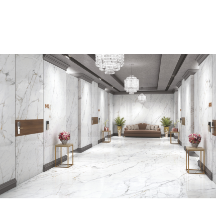 Керамогранит матовый STATUARIO NEX POSH 1200*2780