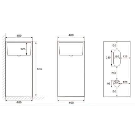 Раковина отдельностоящая Minotti Urban