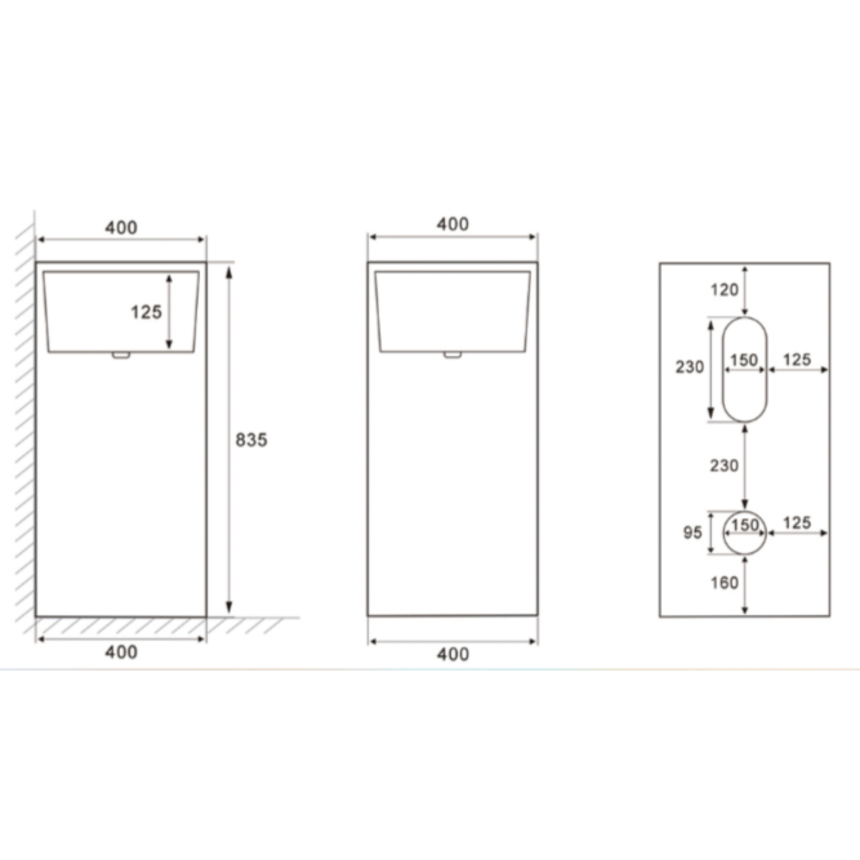 Раковина отдельностоящая Minotti Urban