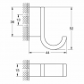41039000 Крючок для банного халата GROHE Selection, хром