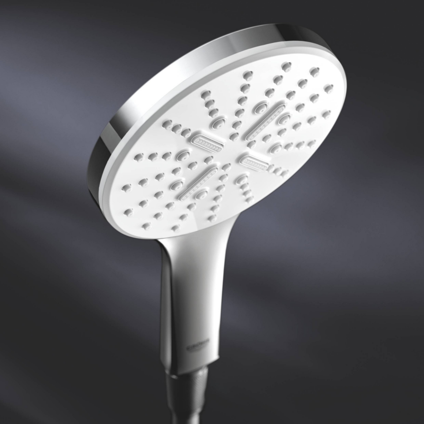 26574LS0 Ручной душ GROHE Rainshower SmartActive 130, 3 вида струй, белая луна