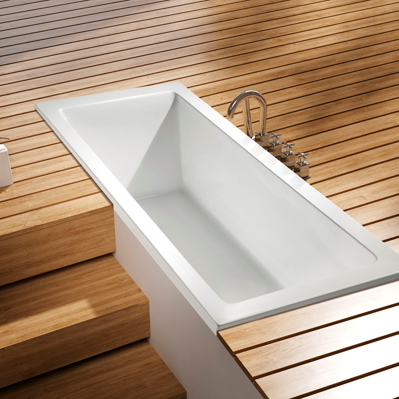 Акриловая прямоугольная ванна MINOTTI Urban 180*80