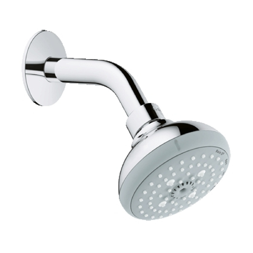 27870001 Верхний душ GROHE Tempesta New IV с кронштейном,  9,5 л/мин, хром