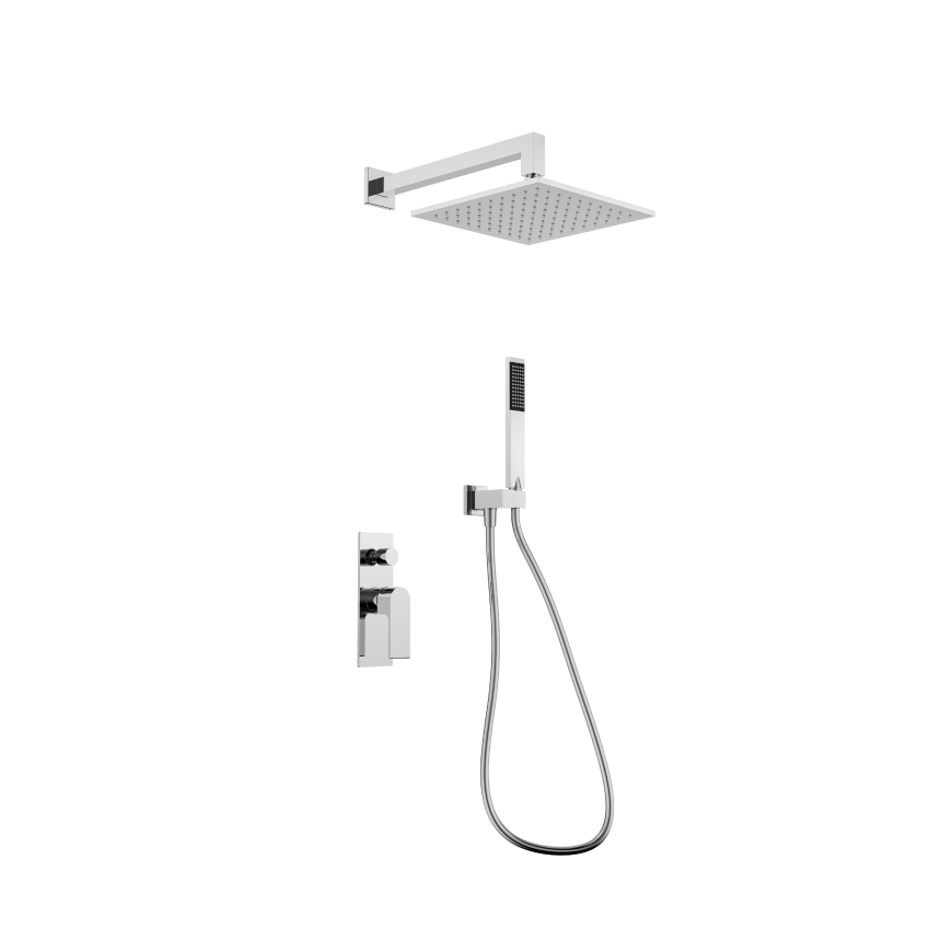 Душевая система скрытого монтажа Minotti Style Cube chrome