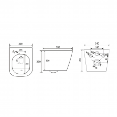 Унитаз подвесной Minotti Avanti matt white