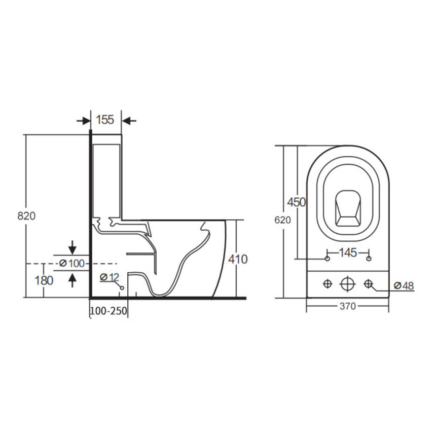 Унитаз-компакт Minotti Avanti
