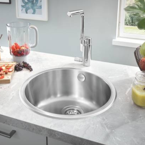 31720SD0 Мойка GROHE K200 Sink круглая с одной чашей, нержавеющая сталь