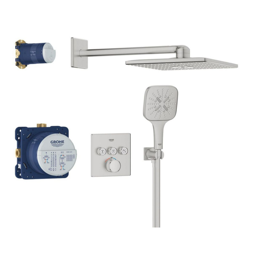 34864DC0 *Набор для комплектации душа GROHE Grohtherm SmartControl 310, суперсталь