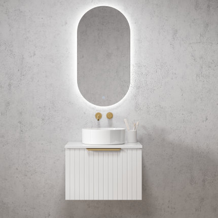 Тумба в комплекте с раковиной Minotti Sola 60см