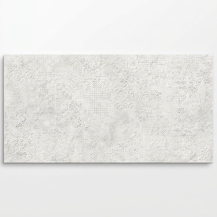 Күңгірт керамогранит RVL.STRATOS CROSS WHITE 600*1200