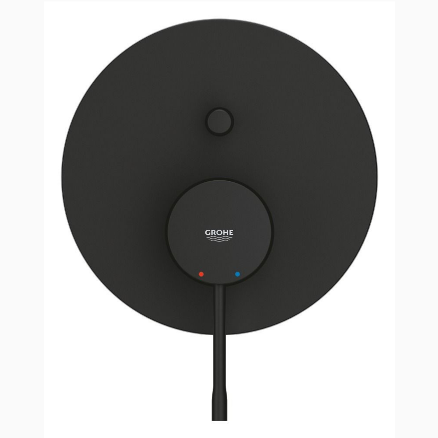 24167KF1 Внешняя часть смесителя для ванны GROHE Essence, 2 положения, фантомный черный