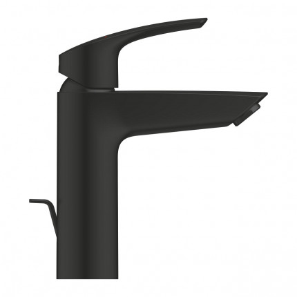 233222433 *Смеситель для раковины GROHE Eurosmart с донным клапаном, М-size, черный матовый