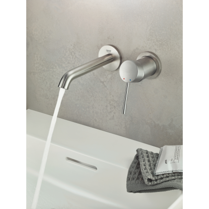 29192DC1 Внешняя часть смесителя для раковины GROHE Essence,на 2 отверстия, суперсталь