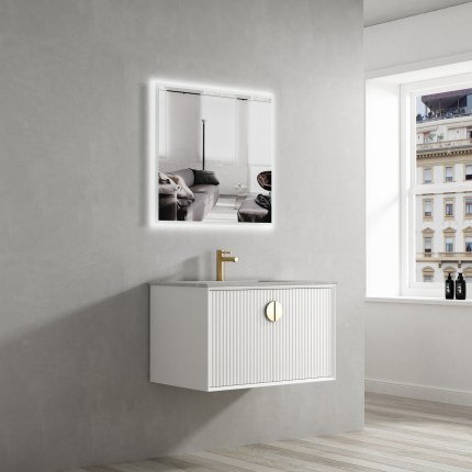 Тумба для ванной комнаты в комплекте с раковиной Minotti Bello 80см