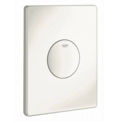 38573SH0 Панель смыва для унитаза GROHE Skate (1 режим смыва), альпин-белый