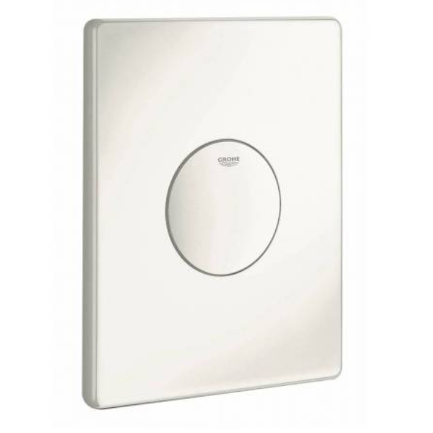 38573SH0 Панель смыва для унитаза GROHE Skate (1 режим смыва), альпин-белый