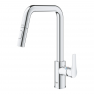 30619000 *Смеситель для мойки GROHE Eurosmart, U-образный излив, выдвижной, хром