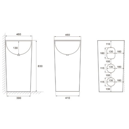 Раковина отдельностоящая Minotti Deluxe